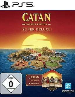 Catan: Console Edition [Super Deluxe] box art for Playstation 5